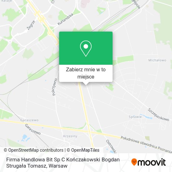 Mapa Firma Handlowa Bit Sp C Kończakowski Bogdan Strugała Tomasz