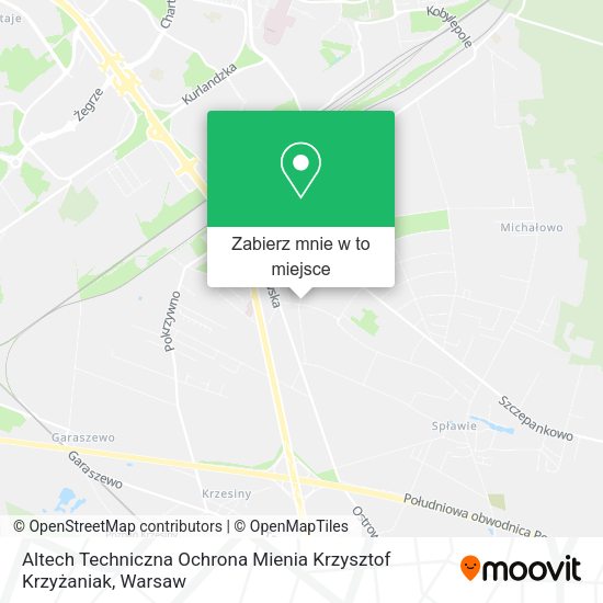 Mapa Altech Techniczna Ochrona Mienia Krzysztof Krzyżaniak