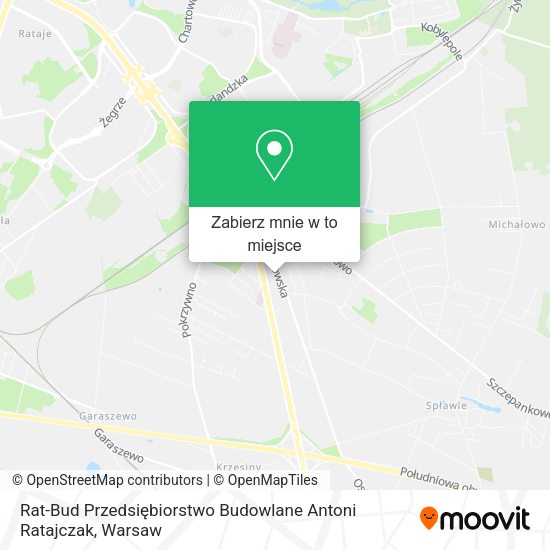 Mapa Rat-Bud Przedsiębiorstwo Budowlane Antoni Ratajczak