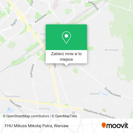 Mapa FHU Mikuss Mikołaj Putra