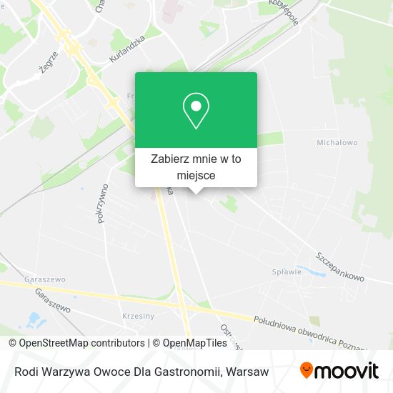 Mapa Rodi Warzywa Owoce Dla Gastronomii