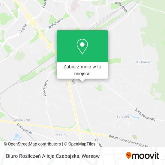 Mapa Biuro Rozliczeń Alicja Czabajska