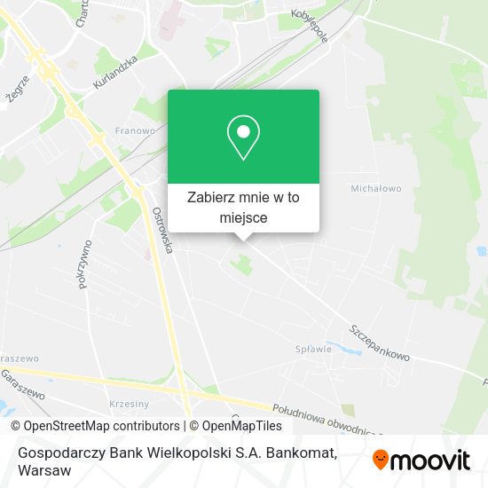 Mapa Gospodarczy Bank Wielkopolski S.A. Bankomat