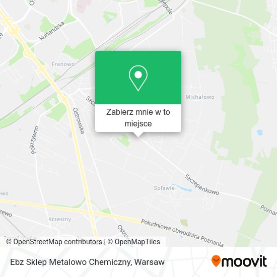 Mapa Ebz Sklep Metalowo Chemiczny