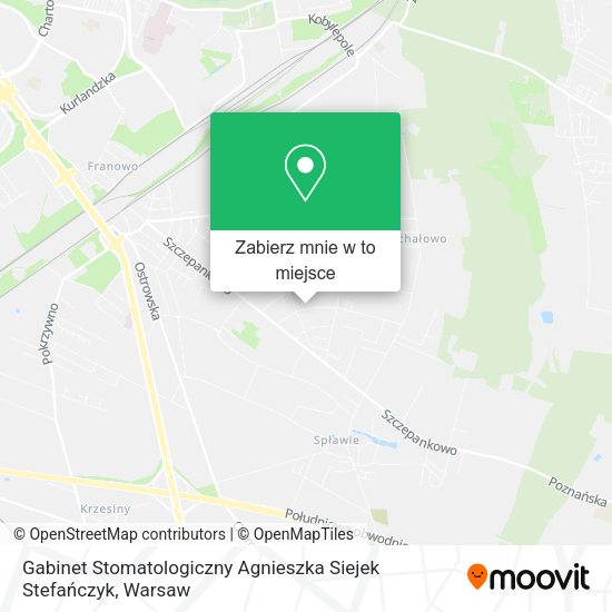 Mapa Gabinet Stomatologiczny Agnieszka Siejek Stefańczyk