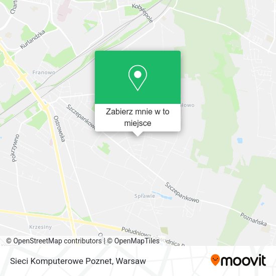 Mapa Sieci Komputerowe Poznet