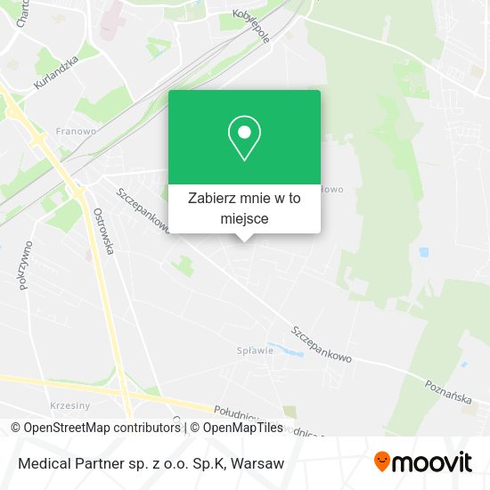 Mapa Medical Partner sp. z o.o. Sp.K