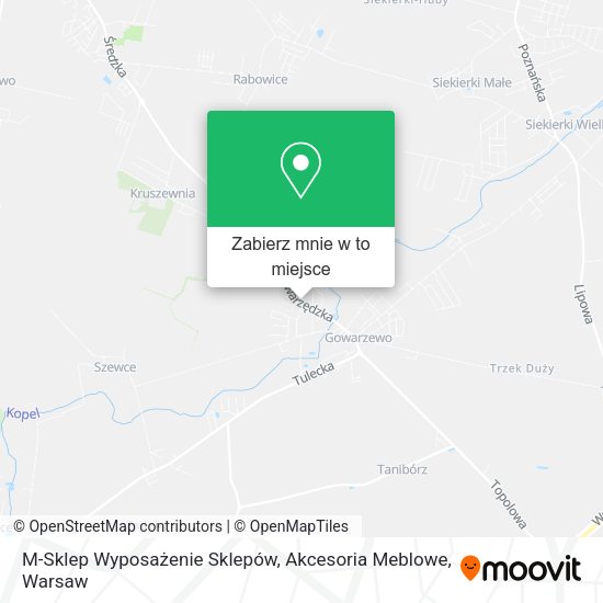 Mapa M-Sklep Wyposażenie Sklepów, Akcesoria Meblowe