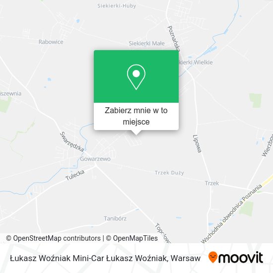 Mapa Łukasz Woźniak Mini-Car Łukasz Woźniak