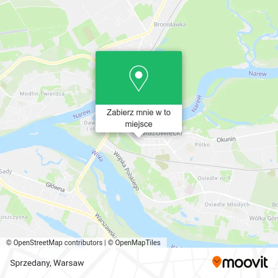 Mapa Sprzedany
