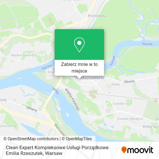 Mapa Clean Expert Kompleksowe Usługi Porządkowe Emilia Rzeszutek