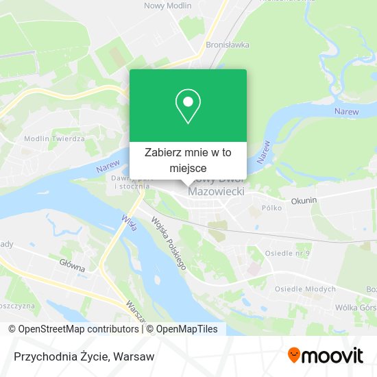 Mapa Przychodnia Życie