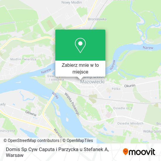 Mapa Domis Sp Cyw Caputa i Parzycka u Stefanek A