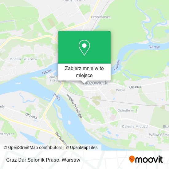 Mapa Graz-Dar Salonik Praso