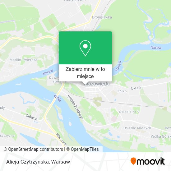 Mapa Alicja Czytrzynska