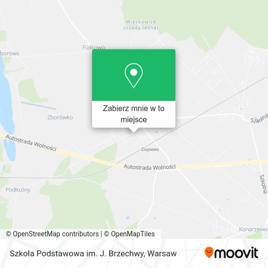 Mapa Szkoła Podstawowa im. J. Brzechwy