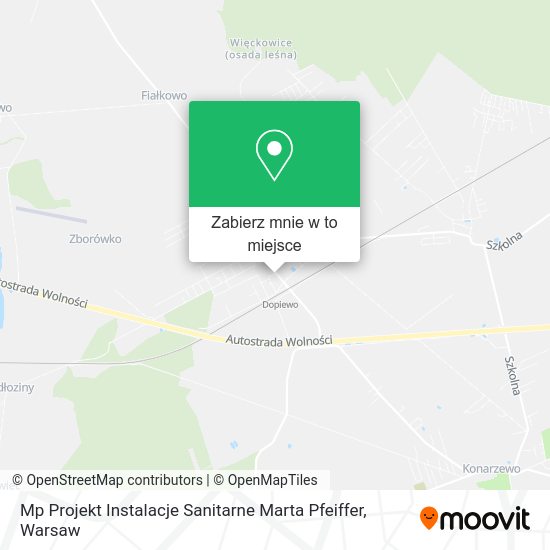 Mapa Mp Projekt Instalacje Sanitarne Marta Pfeiffer