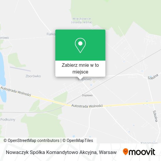 Mapa Nowaczyk Spółka Komandytowo Akcyjna