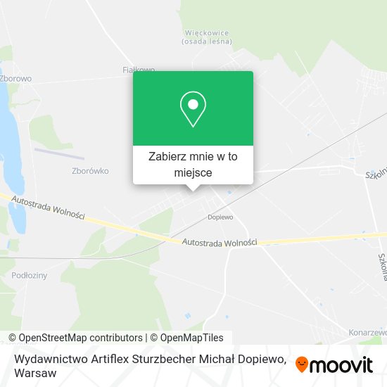 Mapa Wydawnictwo Artiflex Sturzbecher Michał Dopiewo