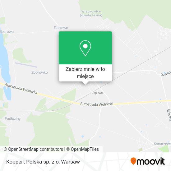 Mapa Koppert Polska sp. z o