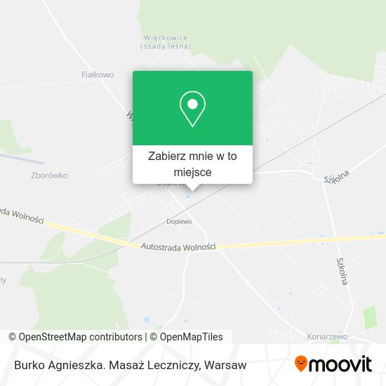 Mapa Burko Agnieszka. Masaż Leczniczy