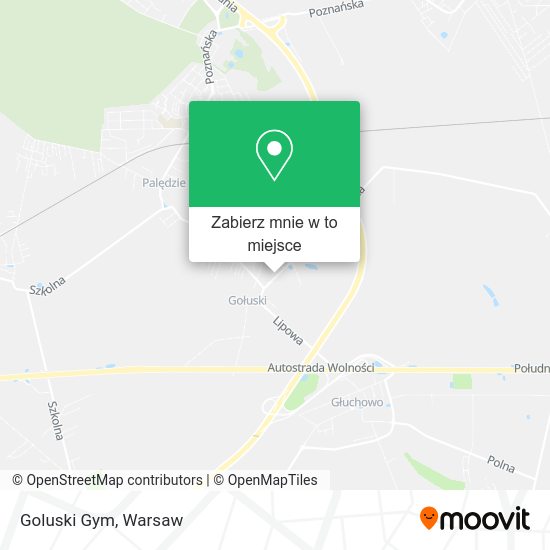 Mapa Goluski Gym