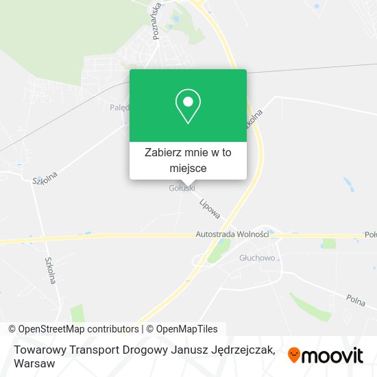 Mapa Towarowy Transport Drogowy Janusz Jędrzejczak