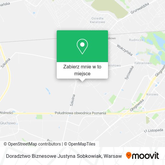 Mapa Doradztwo Biznesowe Justyna Sobkowiak