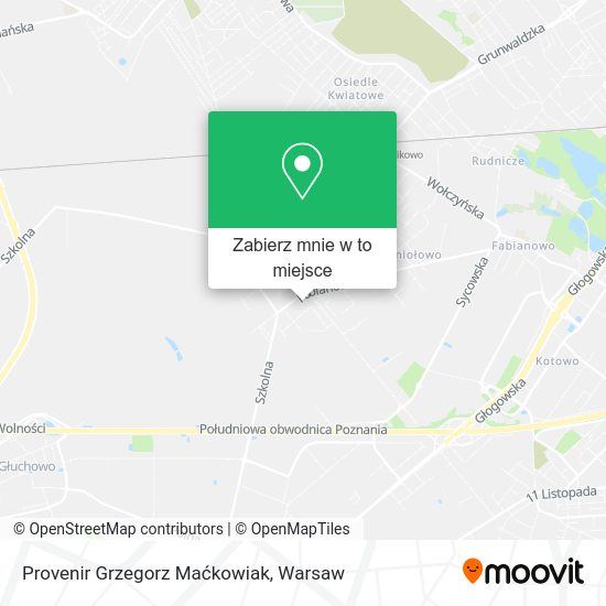 Mapa Provenir Grzegorz Maćkowiak