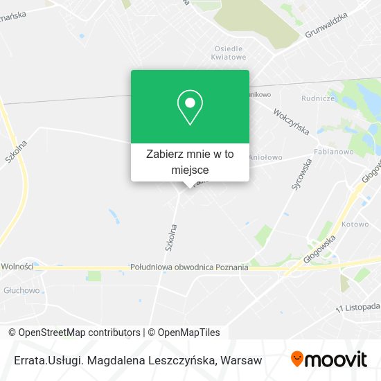 Mapa Errata.Usługi. Magdalena Leszczyńska