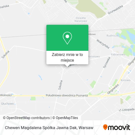 Mapa Chewen Magdalena Spółka Jawna Dak