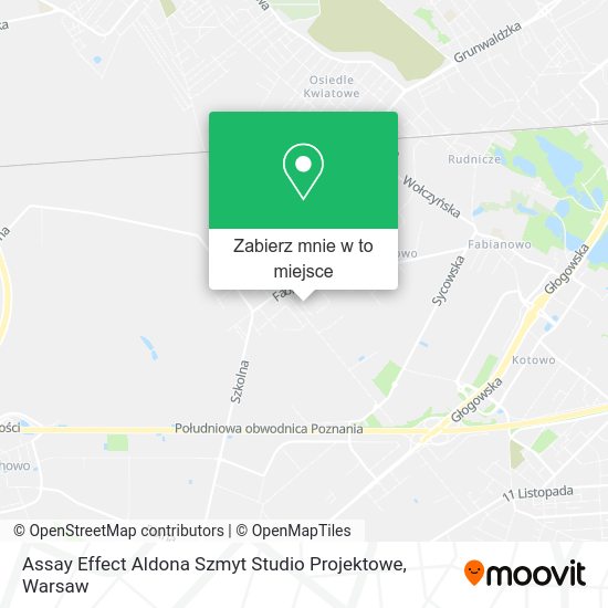 Mapa Assay Effect Aldona Szmyt Studio Projektowe