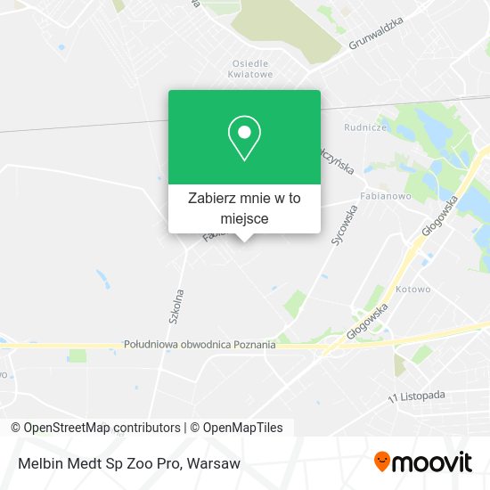 Mapa Melbin Medt Sp Zoo Pro