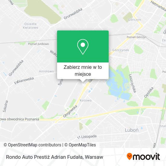 Mapa Rondo Auto Prestiż Adrian Fudała