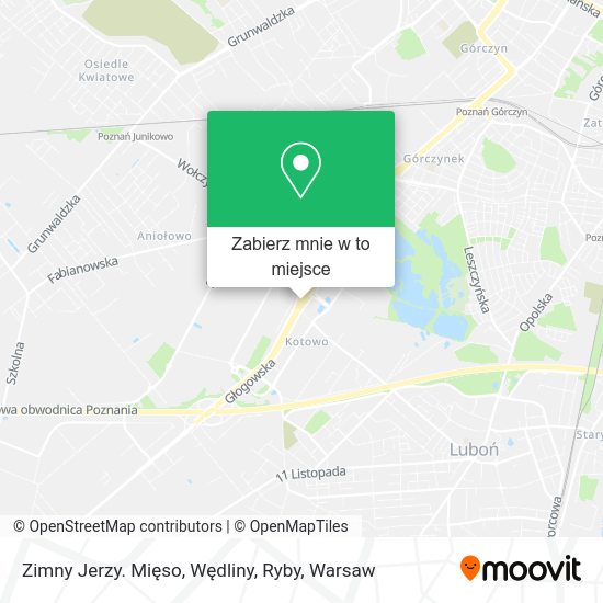 Mapa Zimny Jerzy. Mięso, Wędliny, Ryby