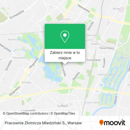 Mapa Pracownia Złotnicza Miedziński S.