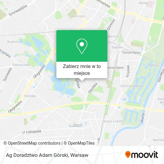 Mapa Ag Doradztwo Adam Górski