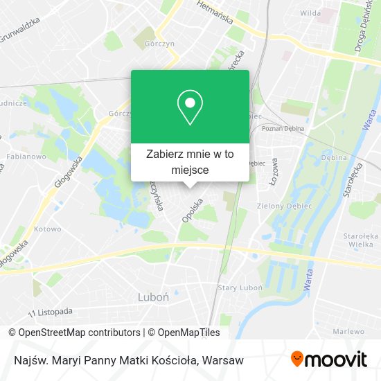 Mapa Najśw. Maryi Panny Matki Kościoła