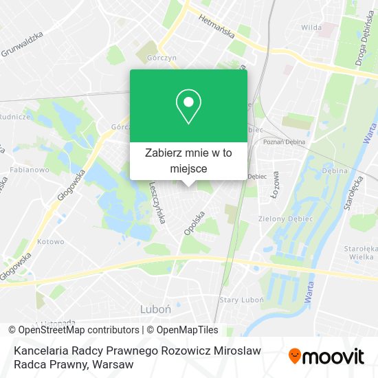 Mapa Kancelaria Radcy Prawnego Rozowicz Miroslaw Radca Prawny