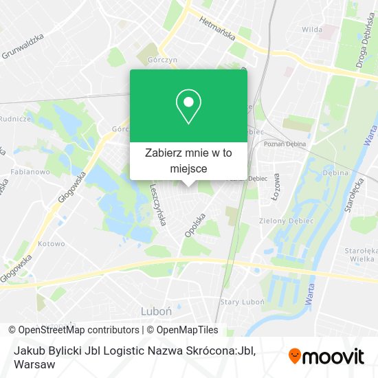 Mapa Jakub Bylicki Jbl Logistic Nazwa Skrócona:Jbl