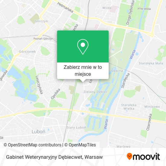 Mapa Gabinet Weterynaryjny Dębiecwet