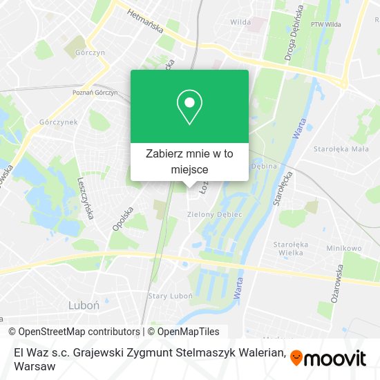 Mapa El Waz s.c. Grajewski Zygmunt Stelmaszyk Walerian