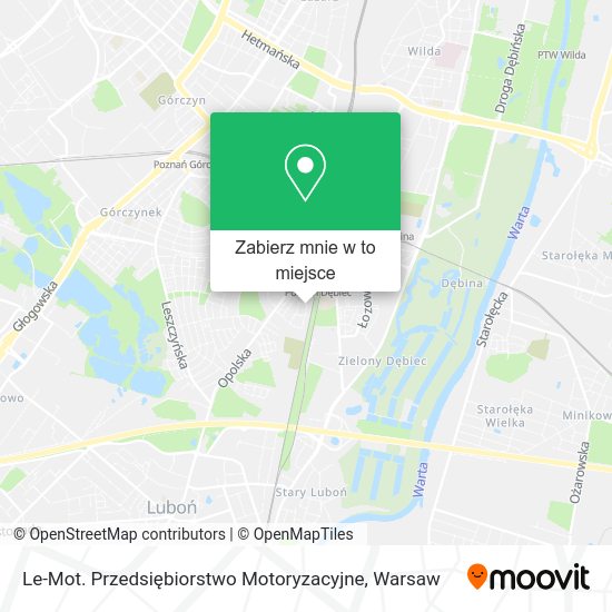 Mapa Le-Mot. Przedsiębiorstwo Motoryzacyjne