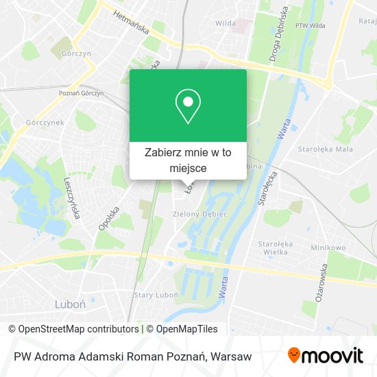 Mapa PW Adroma Adamski Roman Poznań