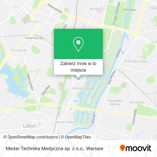 Mapa Medar Technika Medyczna sp. z o.o.