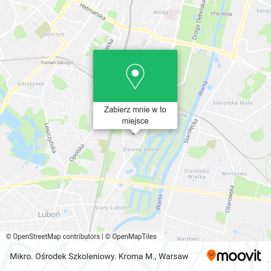 Mapa Mikro. Ośrodek Szkoleniowy. Kroma M.