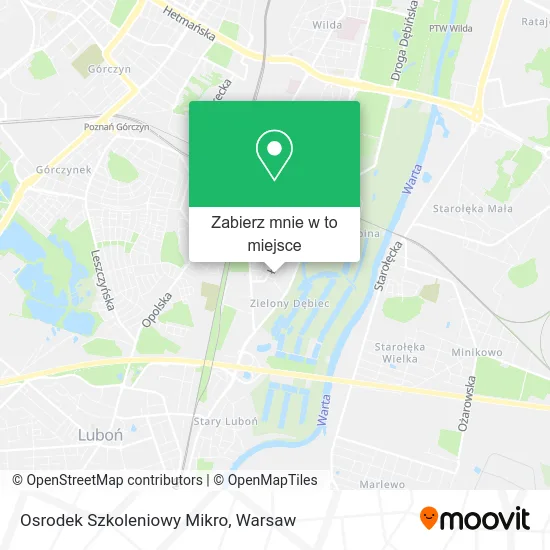 Mapa Osrodek Szkoleniowy Mikro