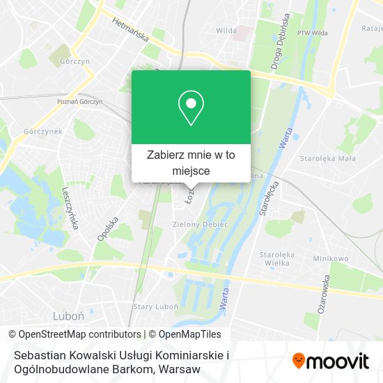 Mapa Sebastian Kowalski Usługi Kominiarskie i Ogólnobudowlane Barkom