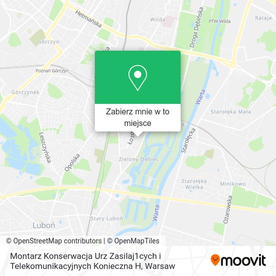 Mapa Montarz Konserwacja Urz Zasilaj1cych i Telekomunikacyjnych Konieczna H