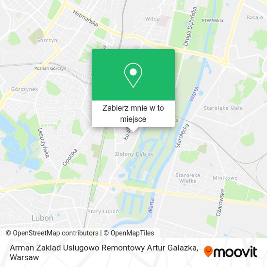 Mapa Arman Zaklad Uslugowo Remontowy Artur Galazka